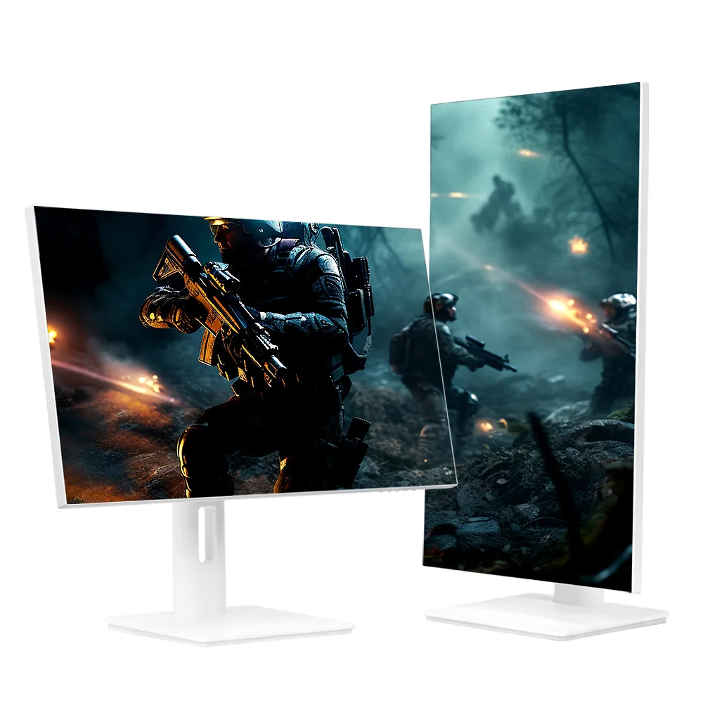 크로스오버 27LGQ175CM 4면제로 QHD iPS TYPE-C Ai 화이트 멀티스탠드 27LGQ175CM